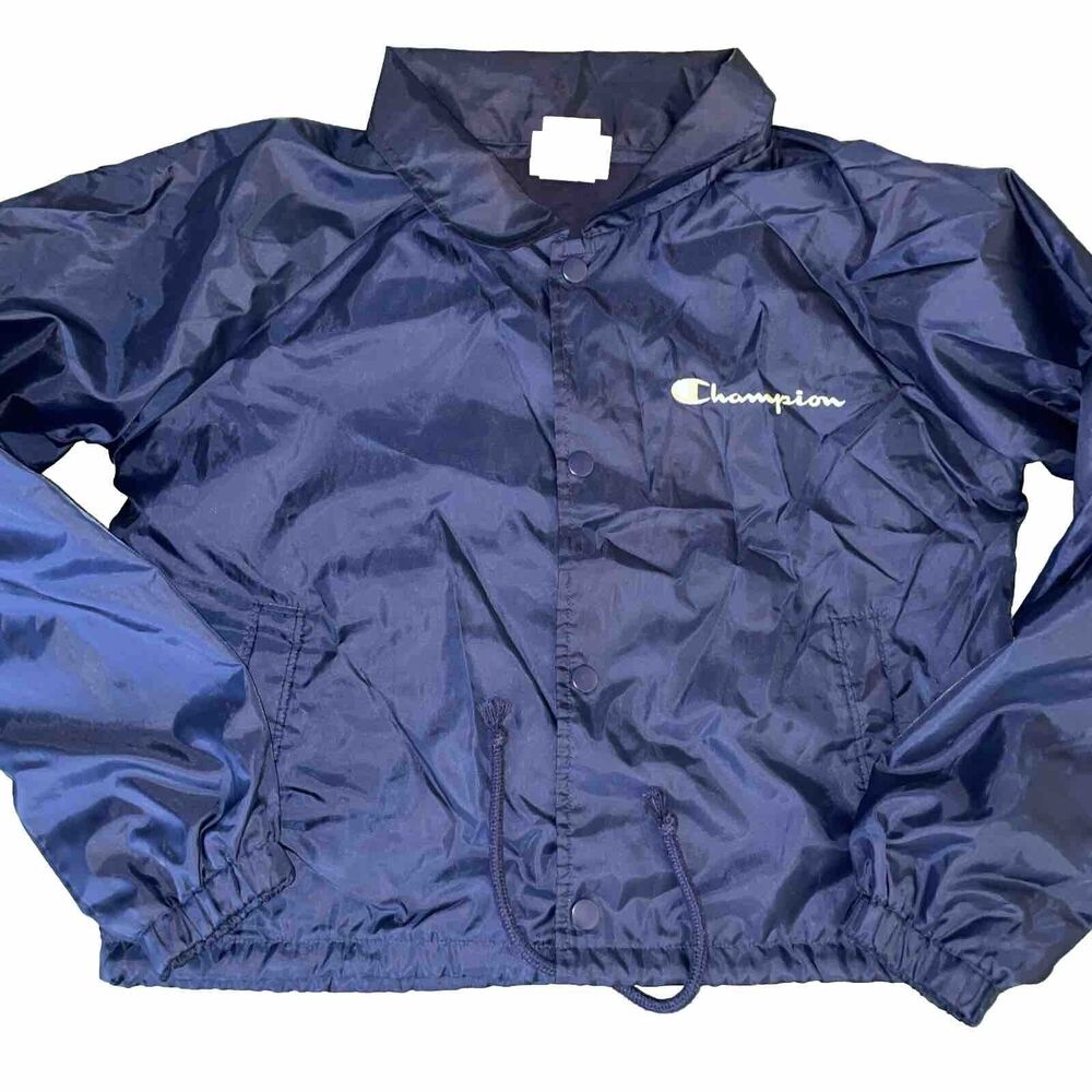 Champion Cropped Coaches Jacket Small